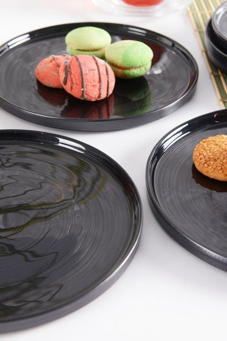 Hermia Milano 6PTAD Juego de Platos de Postre Antracita 20 cm de Vidrio Hermia Milano 6PTAD Juego de Platos de Postre Antracita 20 cm de Vidrio